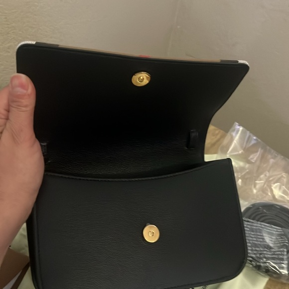 BURBERRY Madison MX Crossbody Bag Black Multi - Picture 4 of 9